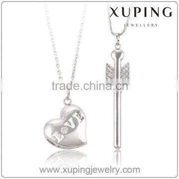 Jewellery pendant gold jewelry, gold plated heart and sword pendant necklace designs for best friend