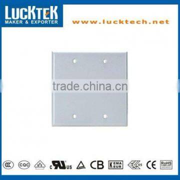 2 Gang Blank Plastic Wall plates