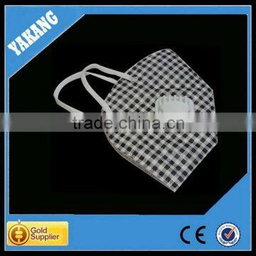 Grey spunlace nonwoven C-shape protective face mask with valve