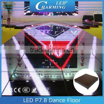 energy-saving high brightness hd video pub indoor led dance floor tiles