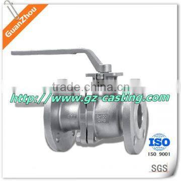 Alibaba 2015 China made Stainless steel flange fixed ball valve with metal seal from Guanzhou foundry