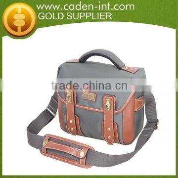 BinSing Polyester With Leather Trim Dslr Camera M Shoulder Bag photo-4