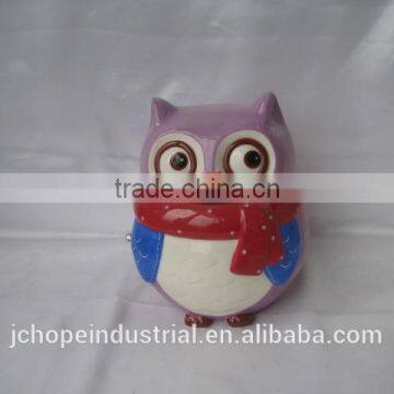 Owl Ceramic Cookie Jar