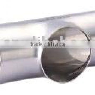 sanitary stainless steel short tee polished