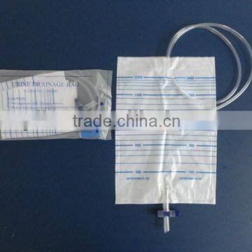 Disposable T valve urine bag