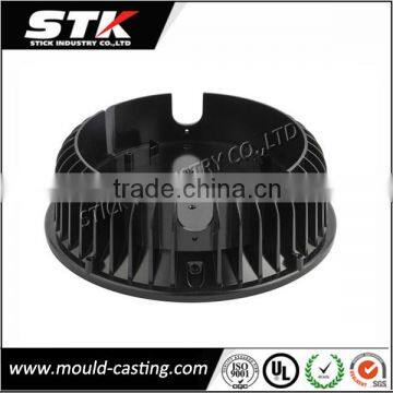 Cast aluminum LED light housing