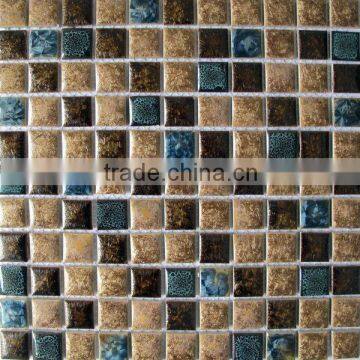 Factory price glazed bathroom porcelain tile mosaic for wallpapers