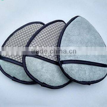 FRIEND new design microfiber honeycomb heart shape applicated pad