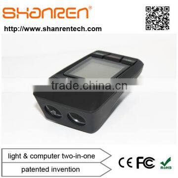 USB rechargeable and portable lighting system with wireless Bike speedometer