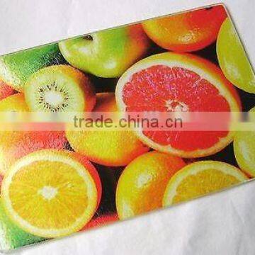 glass cutting chopping board grapefruit kiwi hygienic non