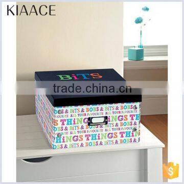 Eco-friendly decorative paper cardboard socks storage box