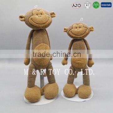 New Design OEM Funny Standing Monkey Soft Toy for Free Sample