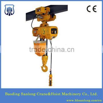 5 ton chain electric hoist with moving trolley