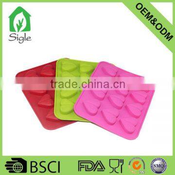 DIY Custom-made Mini Silicone Cake Mould Sweet Love Heart Chocolate Mold Cake Molds