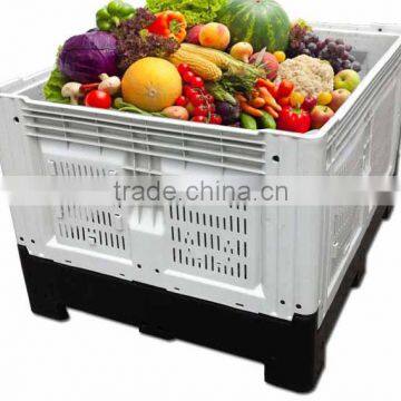 HDPE High Quality Plastic Collapsible Fruit Pallet Container Pallet Bin