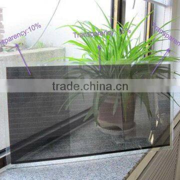 25% Transparent 100W A-Si Thin Film Transparent Solar Panel for Bus Stop