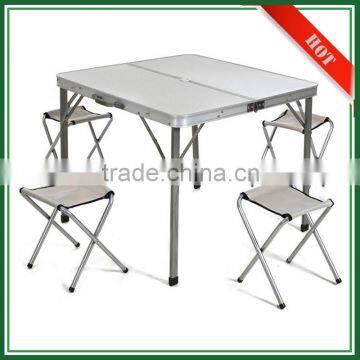 Bestsell MDF Aluminum Adjustable Camping Table Folding Set