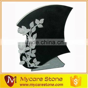 Lowest price polished granite tombstone