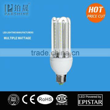 Super bright 16W led E27 4U smd corn light bulb with 360 degree beam angle