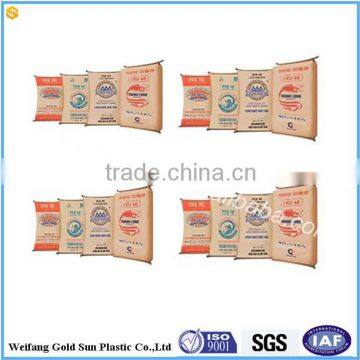 China 50kg wheat flour pp woven valve bag pp woven sack