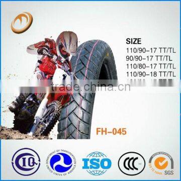 Made in Qingdao made in China motorcycle tyre 110/90-18