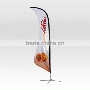 outdoor trade show flying banner