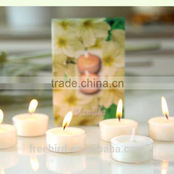 China Paraffin Wax Tearless Tea Light Candles Bulk photo-3