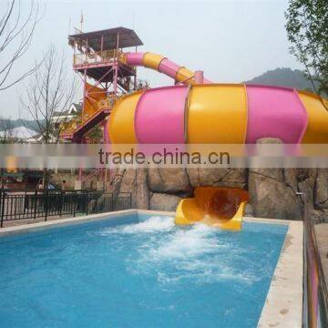 2016 Hot Selling Funny Super Behemoth bowl slide Fiberglass Water Park Amusement for sale