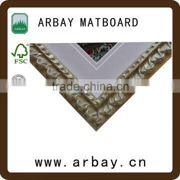 Custom Size A-frame Wooden Black Board Lignin Free Paper Mat Frame 32x40 Mats photo-2