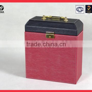 2015 Wholesale Top Sale High Quality luxury leather jewelry box