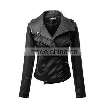 Women Leather Biker Jacket