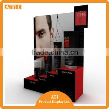 High quality men's skin care product display stand