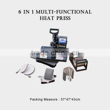 6 in 1 heat press printing machine