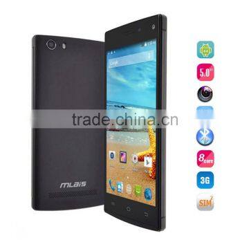 5inch Super slim mobile phone Android 4.4 Octa core MLais M9 Octa core with good price