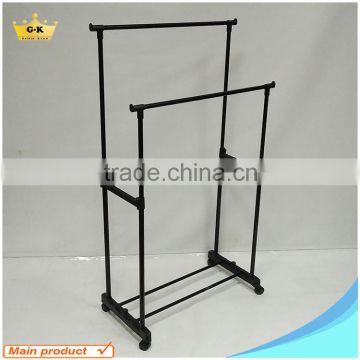 High Quality Cheap Metal Double Rail Garment Drying Rack Made in Shenzhen Factory