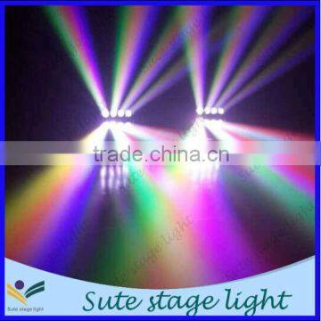 High Quality dmx 8*10w RGBW 4in1 Led Quad Beam Moving Head Spider Sweeper Light Cool DJ Party Disco Lighting Equipment