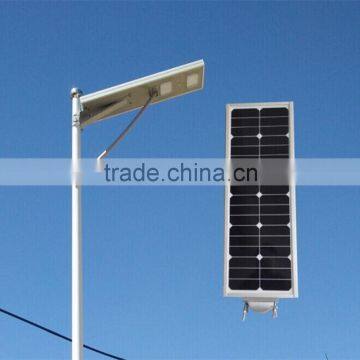 Street Lighting Wireless motion sensor all in one street light 20w 30w 40w 50w 60w IES