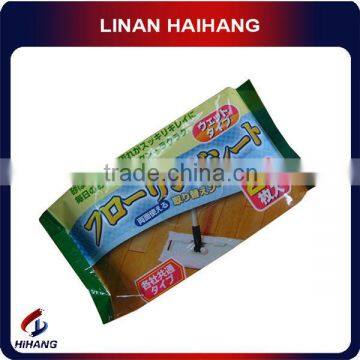 China manufacture wholesale spunlace nonwoven floor clean cheap wet wipes