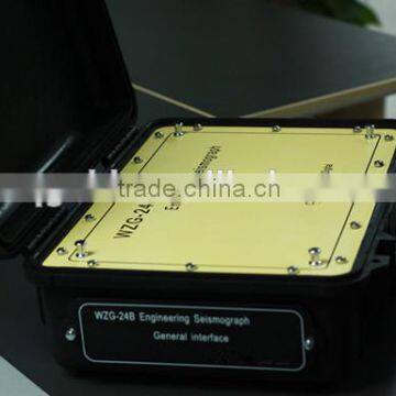 Electronic Power and surface wave testing,Reflection,refraction Usage Seismometer
