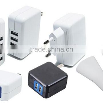 wholesale cellphone charger 5v 1a/2.1a with US/KR/EU plug for phone and tablet