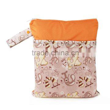 2016 Christmas Design Bamboo Charcoal Reusable Pocket Cloth Nappy