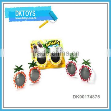 Lovely Pineapple Shape Sun Glasses Plastic Toy Glasses EN71/6P/ASTM/HR4040