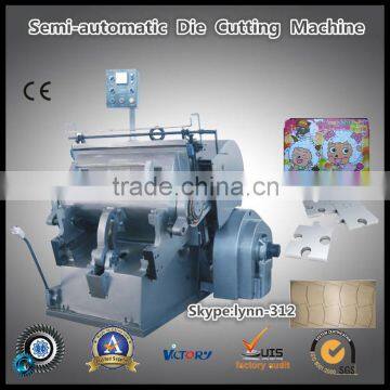 2014 Best Sale CE Standard Die Creasing and Cutting Machine,paper die cut machine,die cut machine paper
