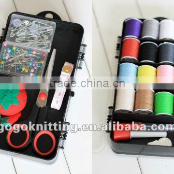 double deck plastic sewing box handmade tools