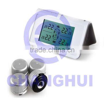 Wireless TPMS solar power supply color display