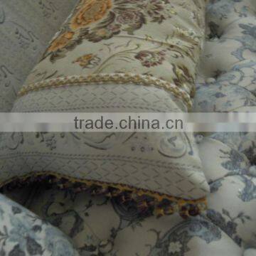 Dubai Sofa Furniture , Antique French Sofa , Furniture Baroque Fabric Sofa DXY-833#
