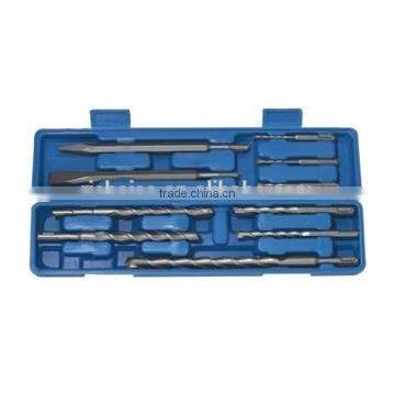 10pcs Electric Hammer Drill Bit and Chisel Set
