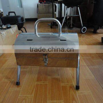 14 Inch Round Stainless Steel Outdoor Charcoal Bbq Grill photo-5