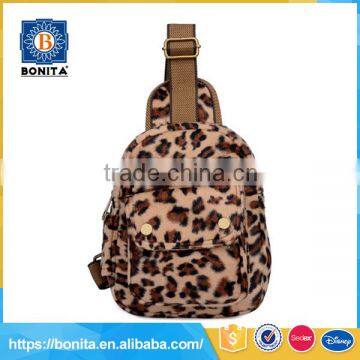 Fashion design leopard lines ladies colorful shoulder bags with long handles