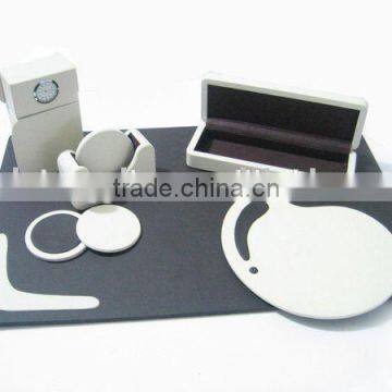 High quality customized made-in-china Leather Desk organizer for best(ZDH-023)